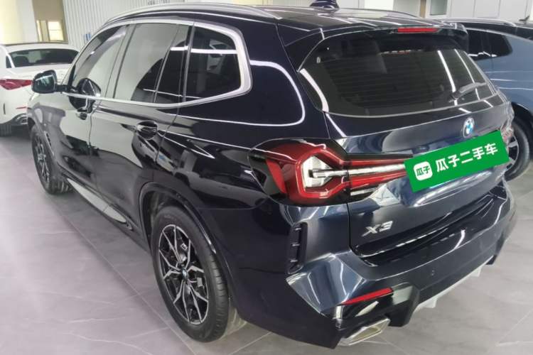 Used BMW X3 2022 Restyled xDrive25i M Sport Package Rear Left 45 Deg