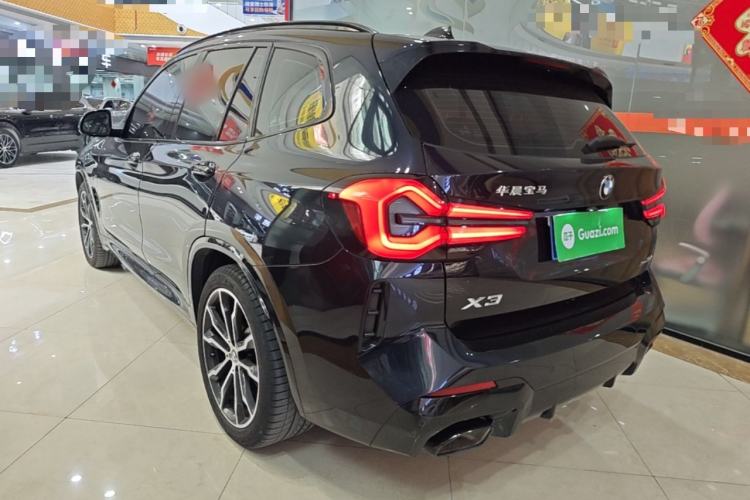 Used BMW X3 2022 xDrive30i Luxury Model M Night Sky Package Rear Left 45 Deg