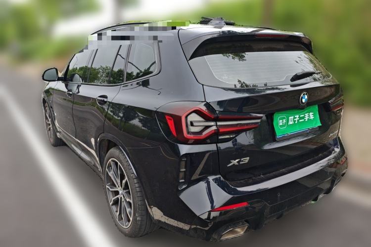 Used BMW X3 2022 xDrive30i Luxury Model M Night Sky Package Rear Left 45 Deg