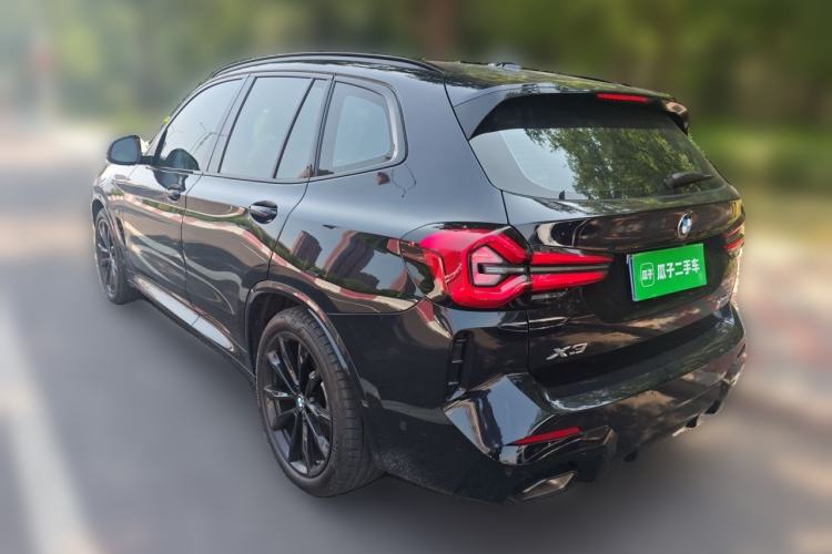 Used BMW X3 2022 Second Facelift xDrive30i Luxury Edition M Night Sky Package Rear Left 45 Deg