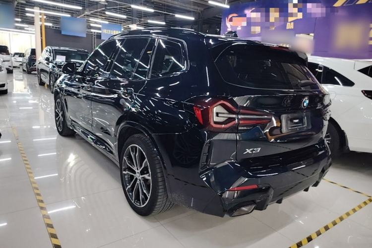 Used BMW X3 2022 xDrive30i Luxury Model M Night Sky Package Rear Left 45 Deg