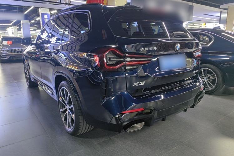 Used BMW X3 2022 xDrive30i Luxury Model M Night Sky Package Rear Left 45 Deg