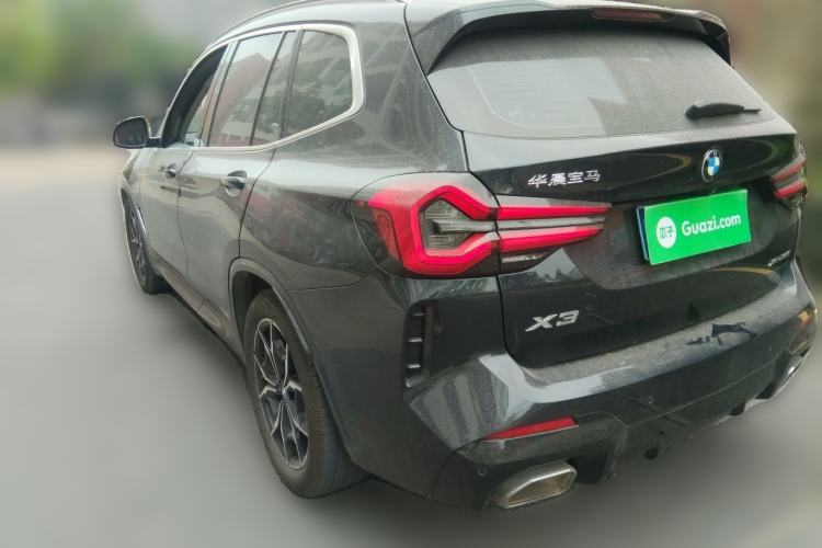 Used BMW X3 2022 xDrive25i M Sport Package Rear Left 45 Deg
