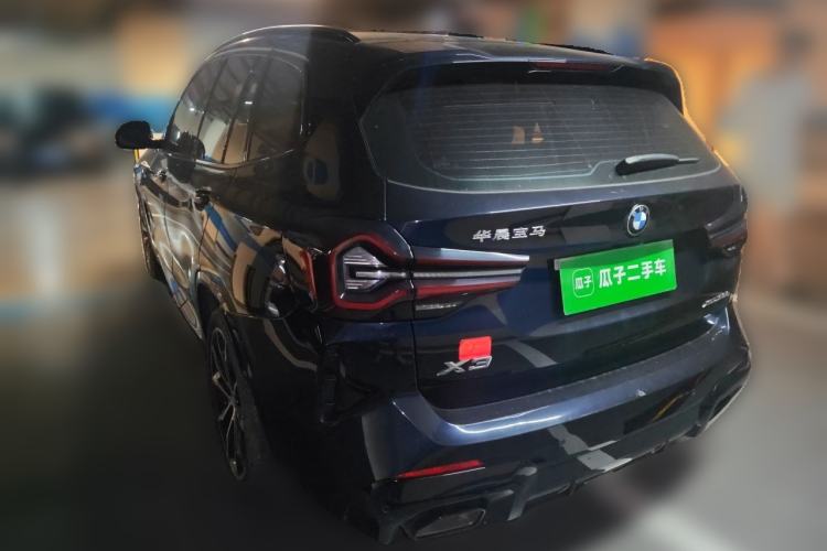 Used BMW X3 2022 xDrive30i Luxury Model M Night Sky Package Rear Left 45 Deg