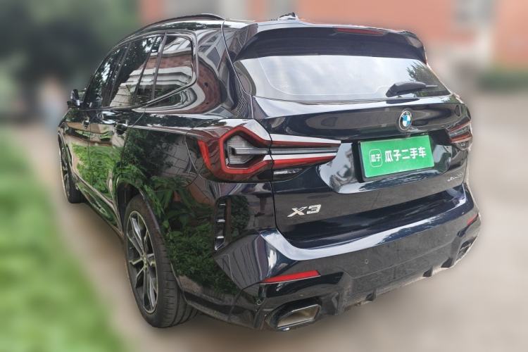 Used BMW X3 2022 Second Facelift xDrive30i Leading Edition M Night Sky Package Rear Left 45 Deg