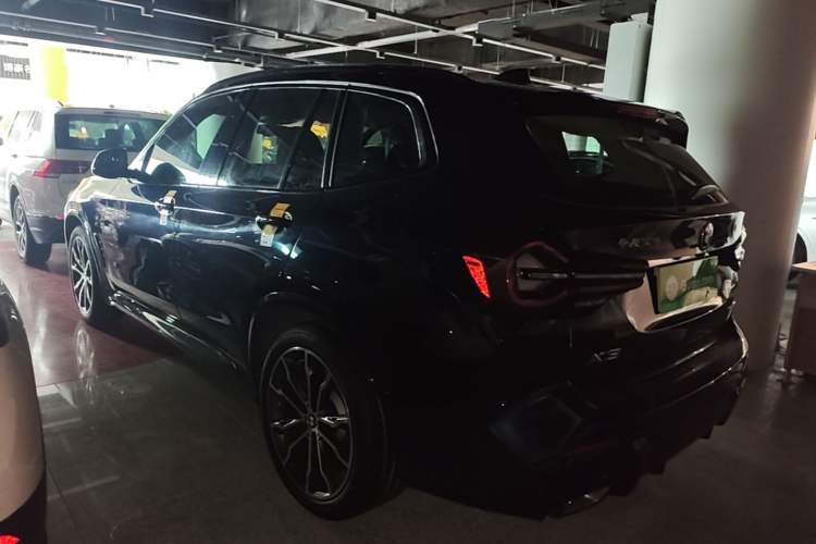 Used BMW X3 2022 xDrive30i Luxury Model M Night Sky Package Rear Left 45 Deg