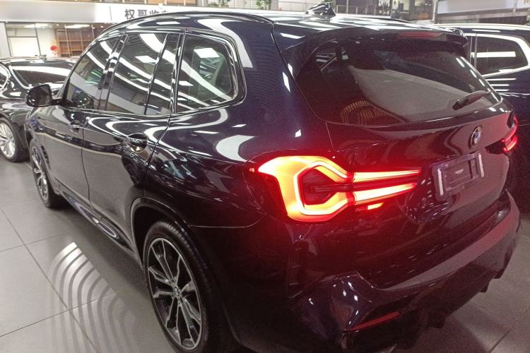 Used BMW X3 2022 xDrive30i Luxury Model M Night Sky Package Rear Left 45 Deg