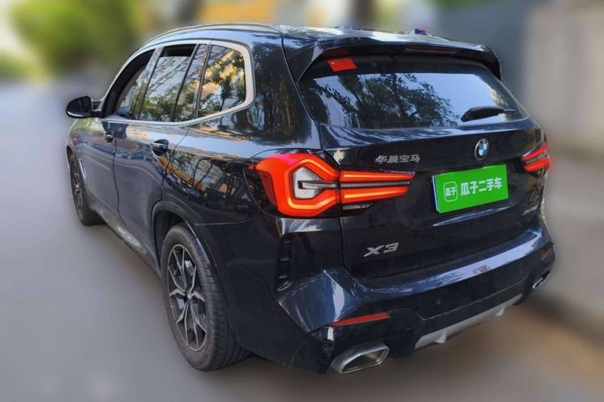 Used BMW X3 2022 xDrive25i M Sport Package Rear Left 45 Deg
