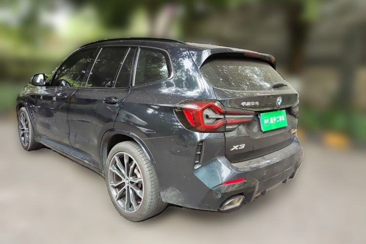 Used BMW X3 2022 xDrive30i Luxury Model M Night Sky Package Rear Left 45 Deg