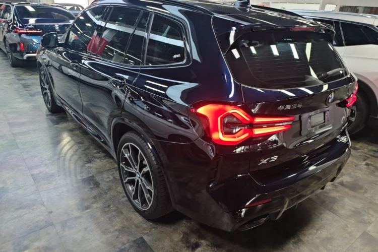 Used BMW X3 2022 xDrive30i Luxury Model M Night Sky Package Rear Left 45 Deg