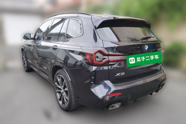 Used BMW X3 2022 Facelift xDrive30i Luxury Edition M Night Edition Package Rear Left 45 Deg