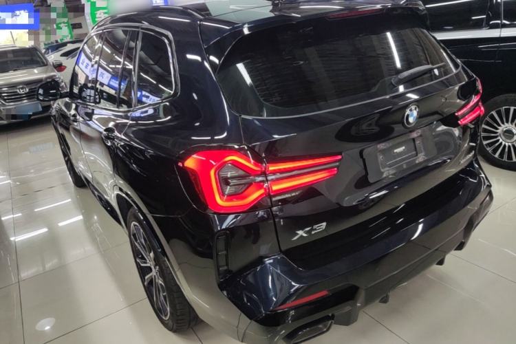 Used BMW X3 2022 xDrive30i Luxury Model M Night Sky Package Rear Left 45 Deg
