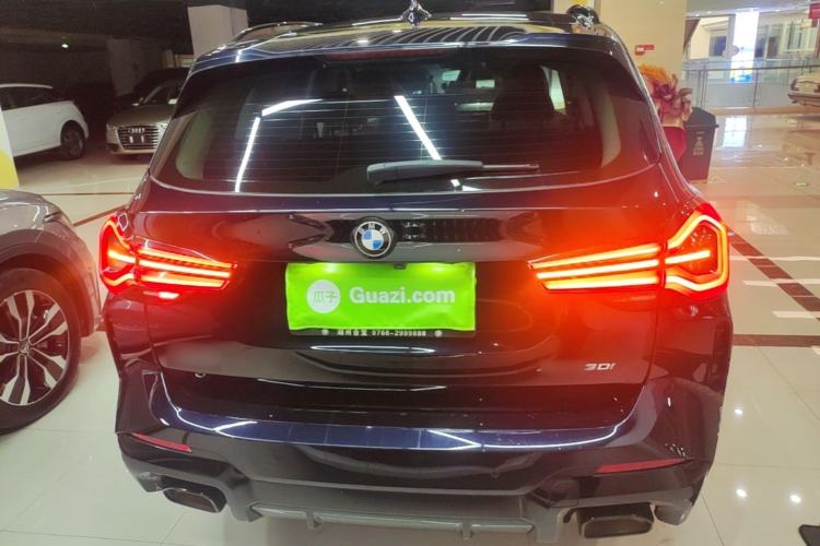Used BMW X3 2022 Second Facelift xDrive30i Leading Edition M Night Sky Package Rear