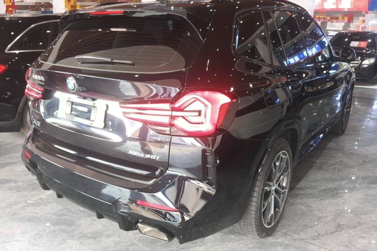 Used BMW X3 2022 xDrive30i Luxury Model M Night Sky Package Rear Right 45 Deg