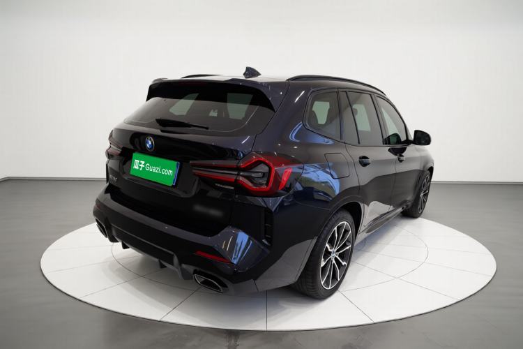 Used BMW X3 2022 xDrive30i Luxury Model M Night Sky Package Rear Right 45 Deg