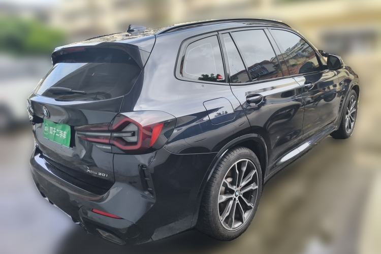 Used BMW X3 2022 Facelift xDrive30i Luxury Edition M Night Edition Package Rear Right 45 Deg