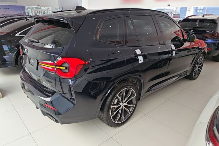 Used BMW X3 2022 xDrive30i Luxury Model M Night Sky Package Rear Right 45 Deg