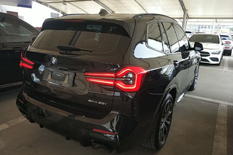 Used BMW X3 2022 xDrive30i Luxury Model M Night Sky Package Rear Right 45 Deg