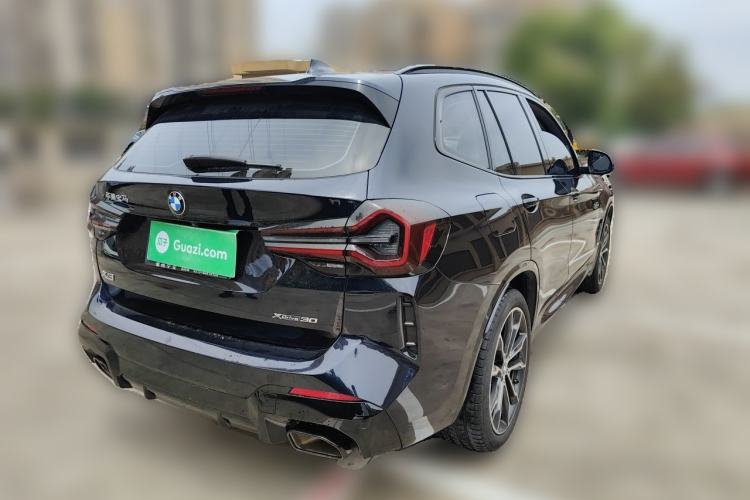 Used BMW X3 2022 Second Facelift xDrive30i Leading Edition M Night Sky Package Rear Right 45 Deg