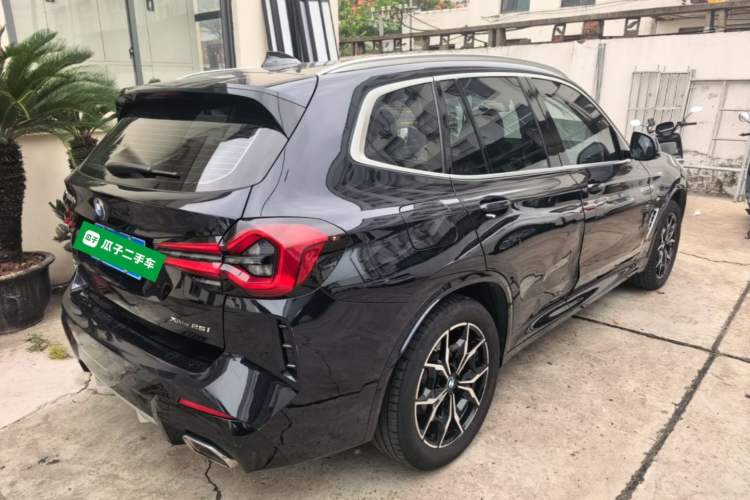 Used BMW X3 2022 Restyled xDrive25i M Sport Package Rear Right 45 Deg
