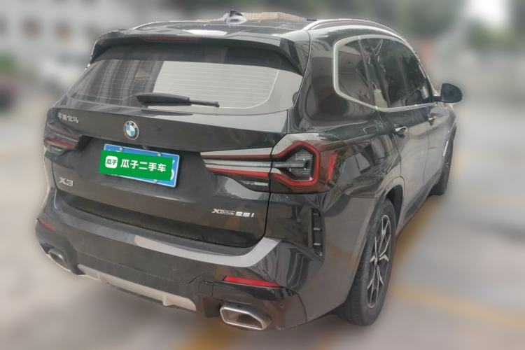 Used BMW X3 2022 Restyled xDrive25i M Sport Package Rear Right 45 Deg