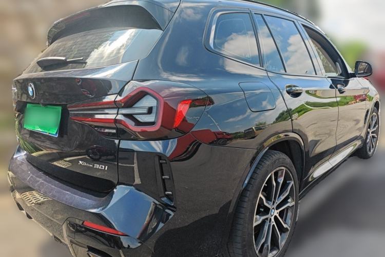 Used BMW X3 2022 xDrive30i Luxury Model M Night Sky Package Rear Right 45 Deg