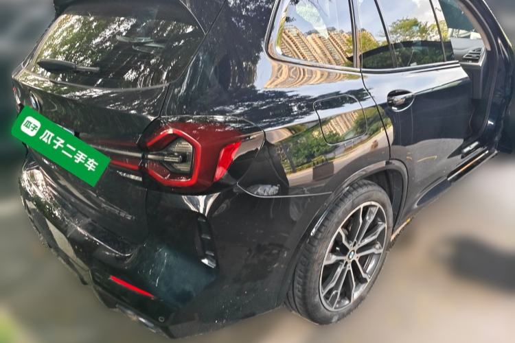 Used BMW X3 2022 xDrive30i Luxury Model M Night Sky Package Rear Right 45 Deg