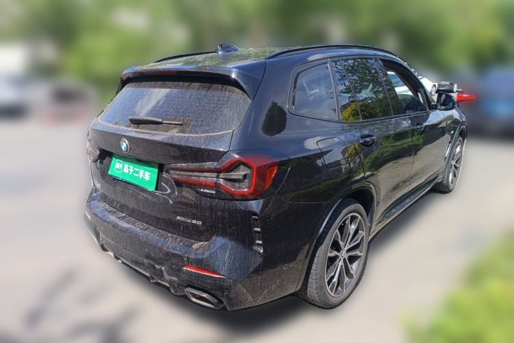 Used BMW X3 2022 Facelift xDrive30i Luxury Edition M Night Edition Package Rear Right 45 Deg