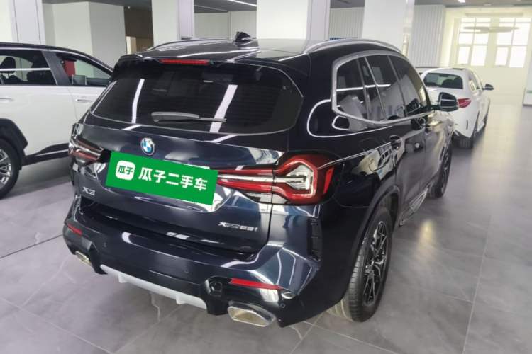 Used BMW X3 2022 Restyled xDrive25i M Sport Package Rear Right 45 Deg