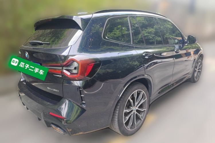 Used BMW X3 2022 Second Facelift xDrive30i Leading Edition M Night Sky Package Rear Right 45 Deg