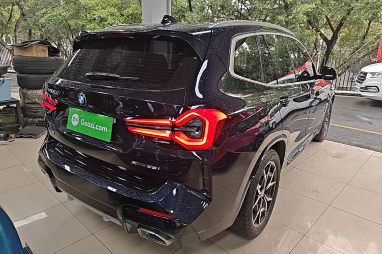 Used BMW X3 2022 Restyled xDrive25i M Sport Package Rear Right 45 Deg