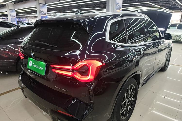 Used BMW X3 2022 xDrive25i M Sport Package Rear Right 45 Deg