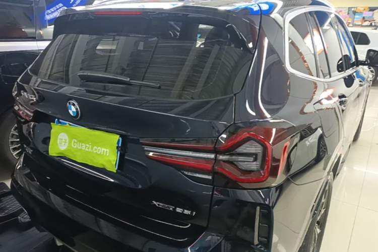 Used BMW X3 2022 Restyled xDrive25i M Sport Package Rear Right 45 Deg