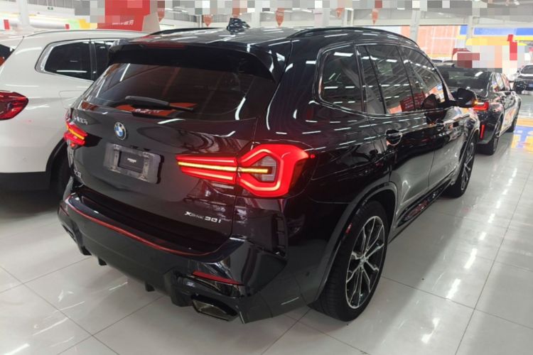 Used BMW X3 2022 Second Facelift xDrive30i Leading Edition M Night Sky Package Rear Right 45 Deg