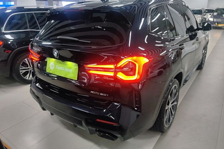 Used BMW X3 2022 xDrive30i Luxury Model M Night Sky Package Rear Right 45 Deg