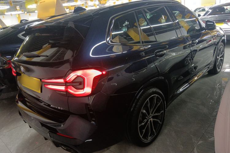 Used BMW X3 2022 xDrive30i Luxury Model M Night Sky Package Rear Right 45 Deg