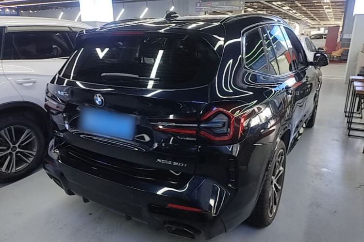 Used BMW X3 2022 xDrive30i Luxury Model M Night Sky Package Rear Right 45 Deg