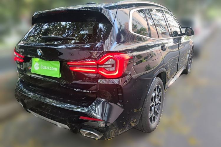 Used BMW X3 2022 xDrive25i M Sport Package Rear Right 45 Deg
