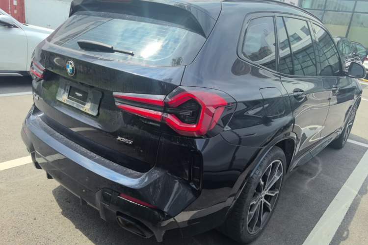 Used BMW X3 2022 xDrive30i Luxury Model M Night Sky Package Rear Right 45 Deg