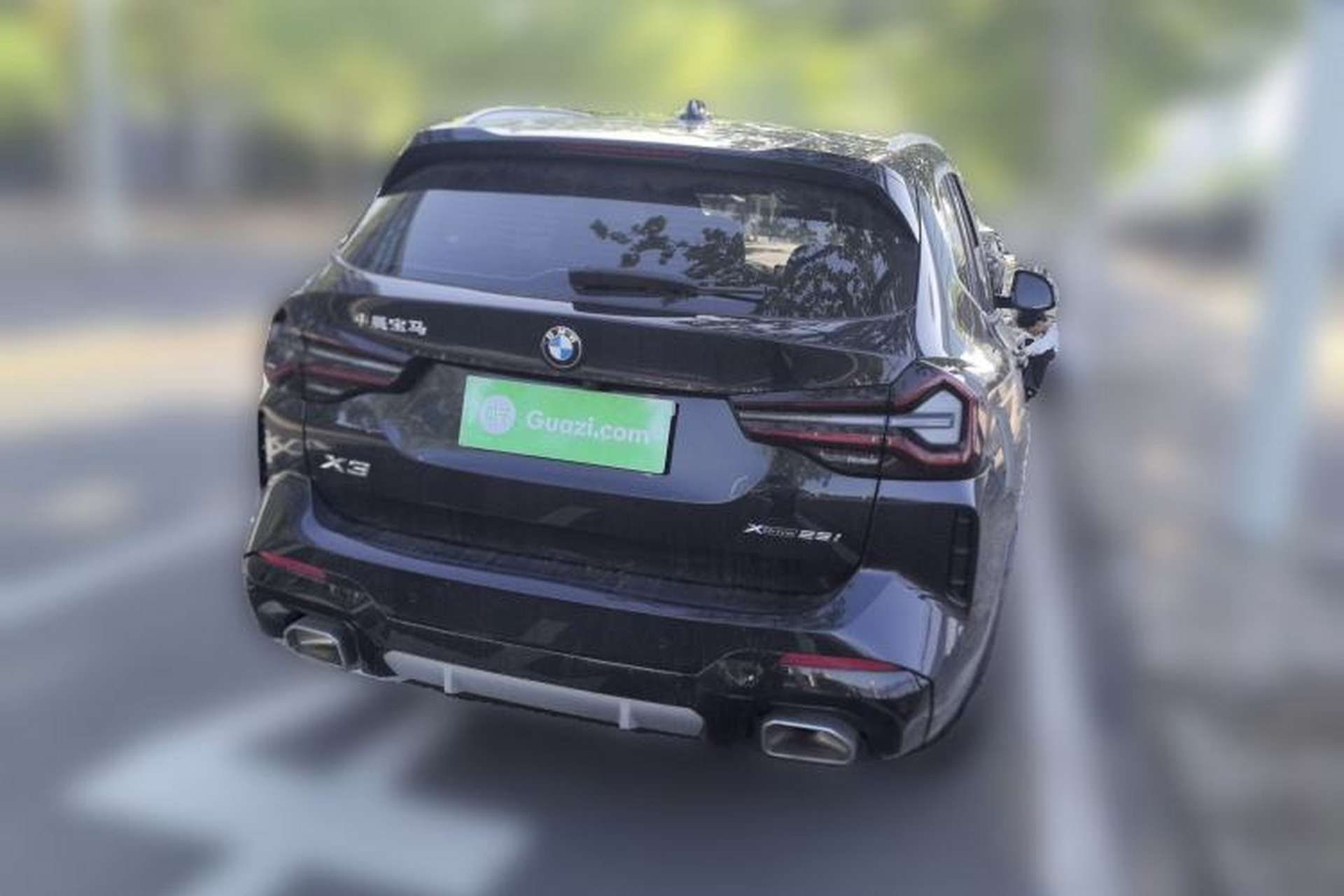 Used BMW X3 2022 Restyled xDrive25i M Sport Package Rear Right 45 Deg