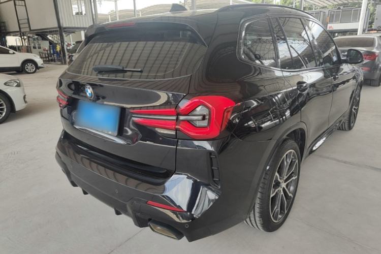 Used BMW X3 2022 xDrive30i Luxury Model M Night Sky Package Rear Right 45 Deg