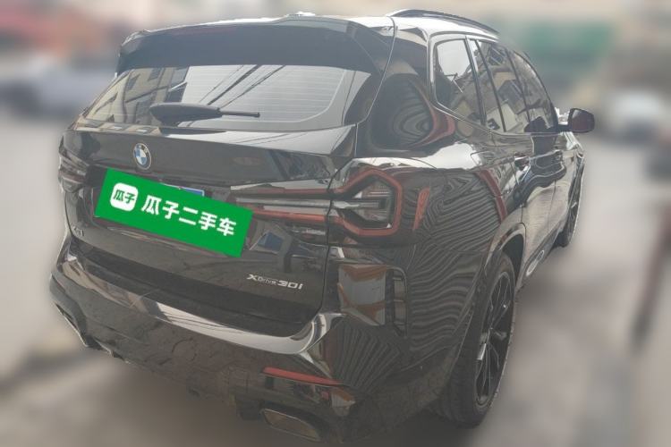 Used BMW X3 2022 Second Facelift xDrive30i Luxury Edition M Night Sky Package Rear Right 45 Deg