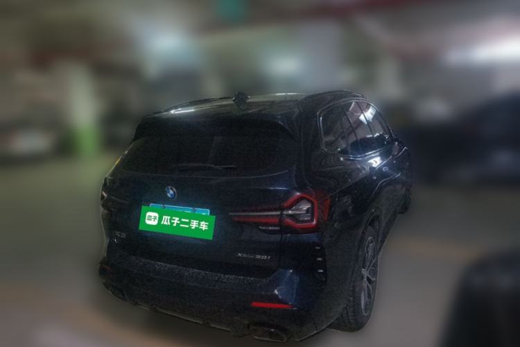 Used BMW X3 2022 xDrive30i Luxury Model M Night Sky Package Rear Right 45 Deg