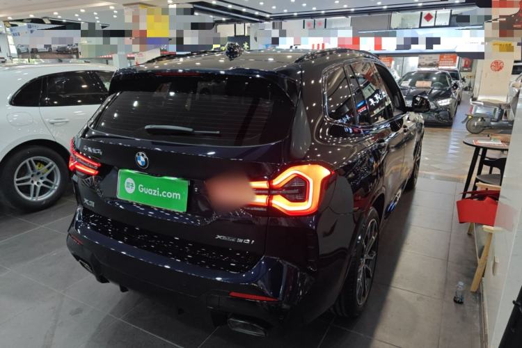 Used BMW X3 2022 Second Facelift xDrive30i Leading Edition M Night Sky Package Rear Right 45 Deg