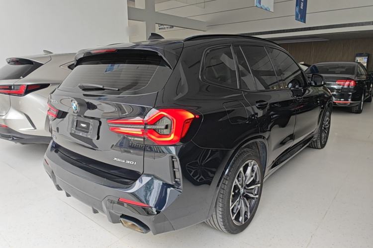 Used BMW X3 2022 xDrive30i Luxury Model M Night Sky Package Rear Right 45 Deg