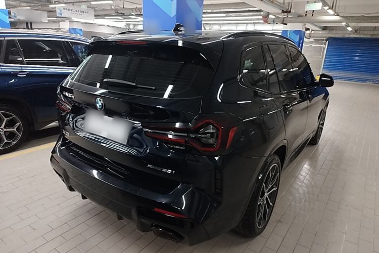 Used BMW X3 2022 Facelift xDrive30i Luxury Edition M Night Edition Package Rear Right 45 Deg