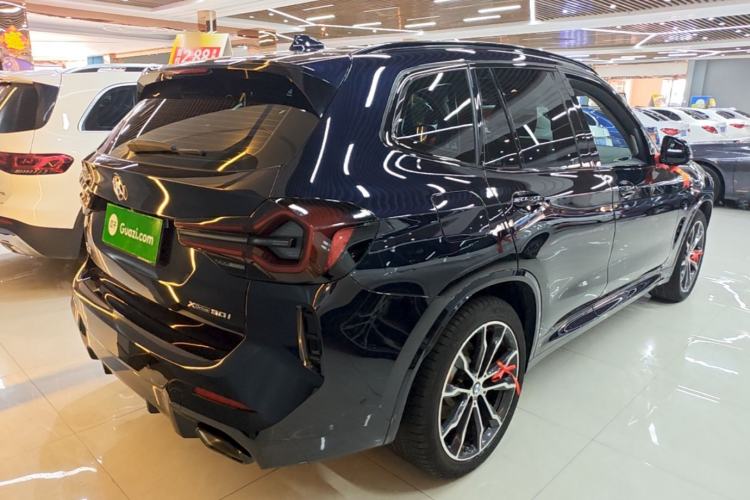 Used BMW X3 2022 Second Facelift xDrive30i Leading Edition M Night Sky Package Rear Right 45 Deg