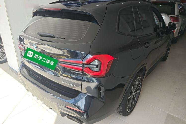 Used BMW X3 2022 Facelift xDrive30i Luxury Edition M Night Edition Package Rear Right 45 Deg