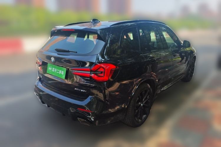 Used BMW X3 2022 Second Facelift xDrive30i Luxury Edition M Night Sky Package Rear Right 45 Deg