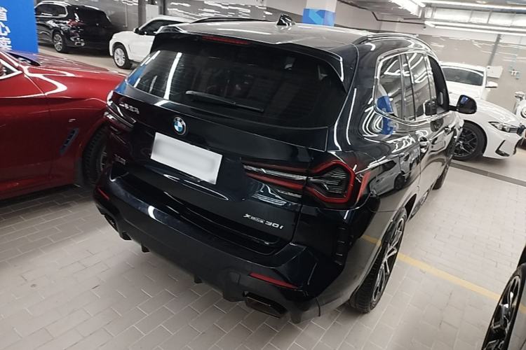 Used BMW X3 2022 Facelift xDrive30i Luxury Edition M Night Edition Package Rear Right 45 Deg